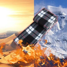 Электрический нагревательный Флисовый Шарф с питанием от батареи зимний обогреватель для мужчин/женщин прибор для личной гигиены 45 градусов вверх и вниз