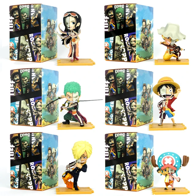 One Piece - Luffy, Zoro, Usopp, Robin & Chopper - Soft Vinyl Mini