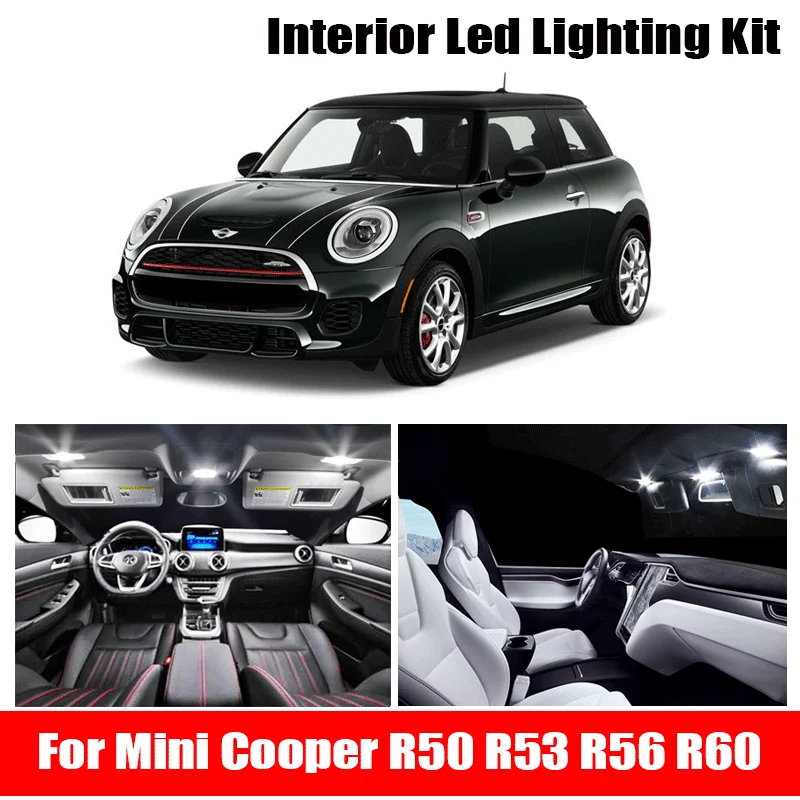 Без ошибок Canbus для Mini Cooper R50 R53 R56 R60 подсветка номерного знака + светодиодный
