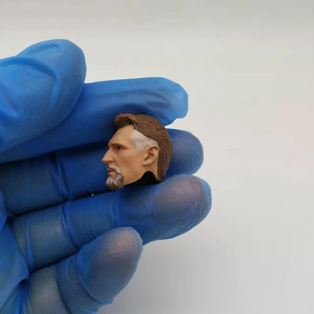 1/12 Scale Ra's Al Ghul Head Sculpt Liam Neeson Head for 6in Mafex Action  Figure Toy - AliExpress