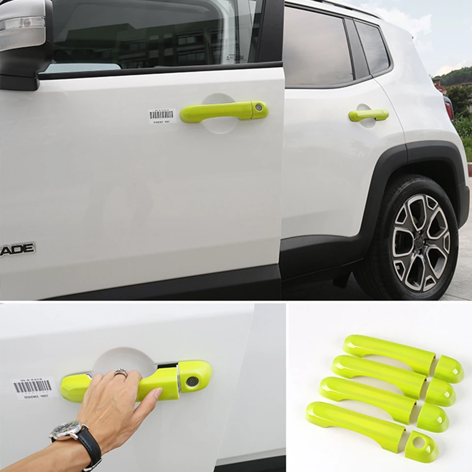 SHINEKA автомобиля Стикеры для Jeep Renegade светильник с принтом в виде зеленой машинки аксессуары наружная Декаль Стикеры для Jeep Renegade