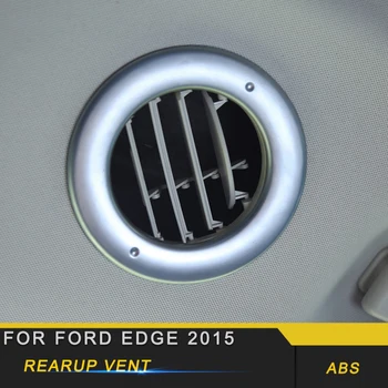 

For Ford Edge 2015 Car Styling Rear Up A/C Air Vent Outlet Panel Cover Trim Frame Sticker Interior Accessories