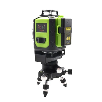 

4D Laser Level 16 Lines 515nm Green/Blue Laser Level Automatic 4000mAh Self Leveling 360 Vertical&Horizontal Tilt & Outdoor