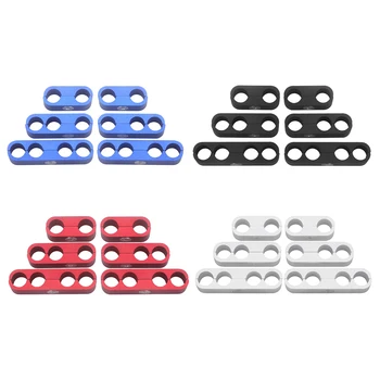 

6pcs Billet Aluminum Spark Plug Wire Separators Classic Colors and Simple Durable Design Dividers Looms 7mm 8mm 9.5mm