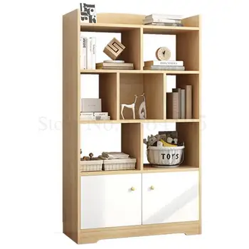 

Nordic Bookshelf Shelves Simple Modern Living Room Bedroom Creative Combination Small Bookcase Students Simple Household