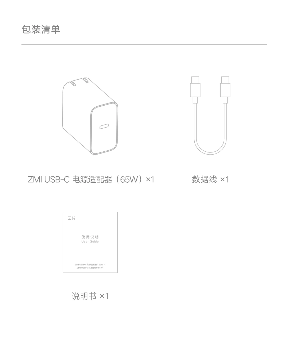 ZMI 65 Вт usb c PD зарядное устройство адаптер питания США Разъем для apple macbook pro usb type c к usb type c зарядный кабель 1,5 м 5A 3A