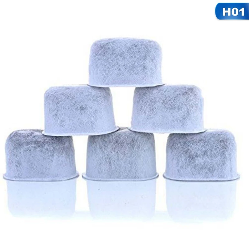6Pcs0 кофе машина фильтр с активированным углем нетканый бамбуковый уголь ядро воды