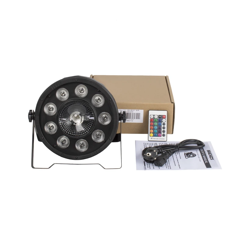 Беспроводной пульт дистанционного управления LED Par 9x10W + 30W RGB 3N1 светодиодный