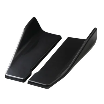 

4x Car Rear Bumper Lip Splitter Diffuser Chin Spoiler Canard Deflector