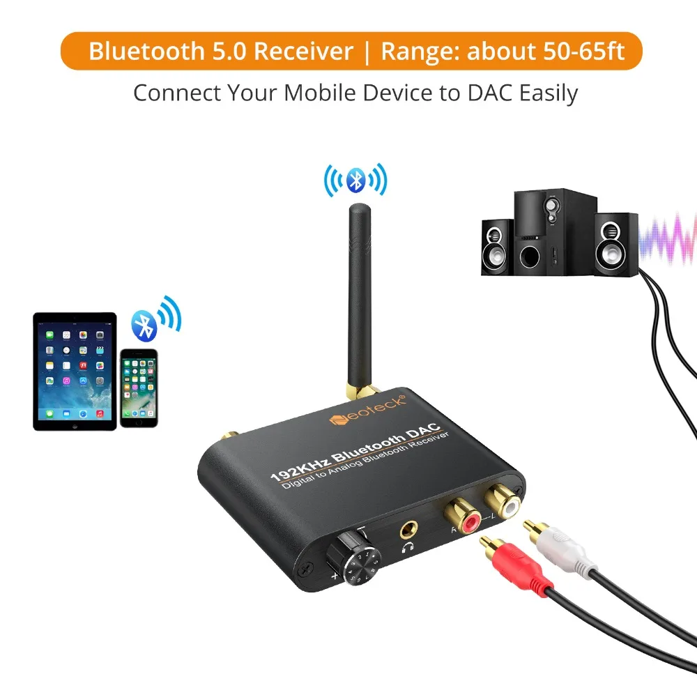Conversor de neoteck dac com bluetooth 5.0