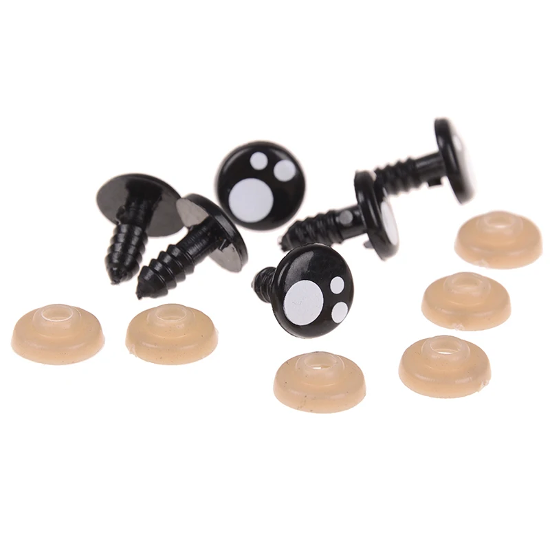 100pcs Cartoon Doll Eyes Safety Eyes Nose For Dolls Toys Sole For Teddy Bear Stuffed Toys Snap Animal Puppet Dolls Craft