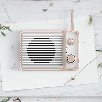 

Retro Nostalgic Mini Bluetooth Speaker Bluetooth Speaker Heavy Bass 3D Stereo Surround Speakers AS99