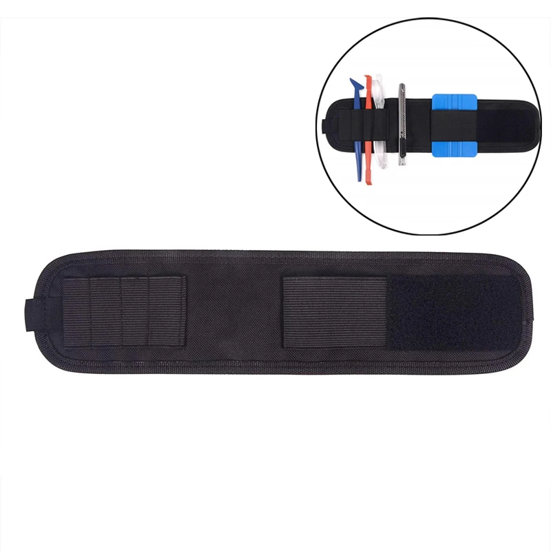 

Magnetic Window Tint Squeegee Knife Holder Bag Vinyl Car Wrap Kit Tools Bag Wristband Magnet Waist Belt Bag Wrapping Tools