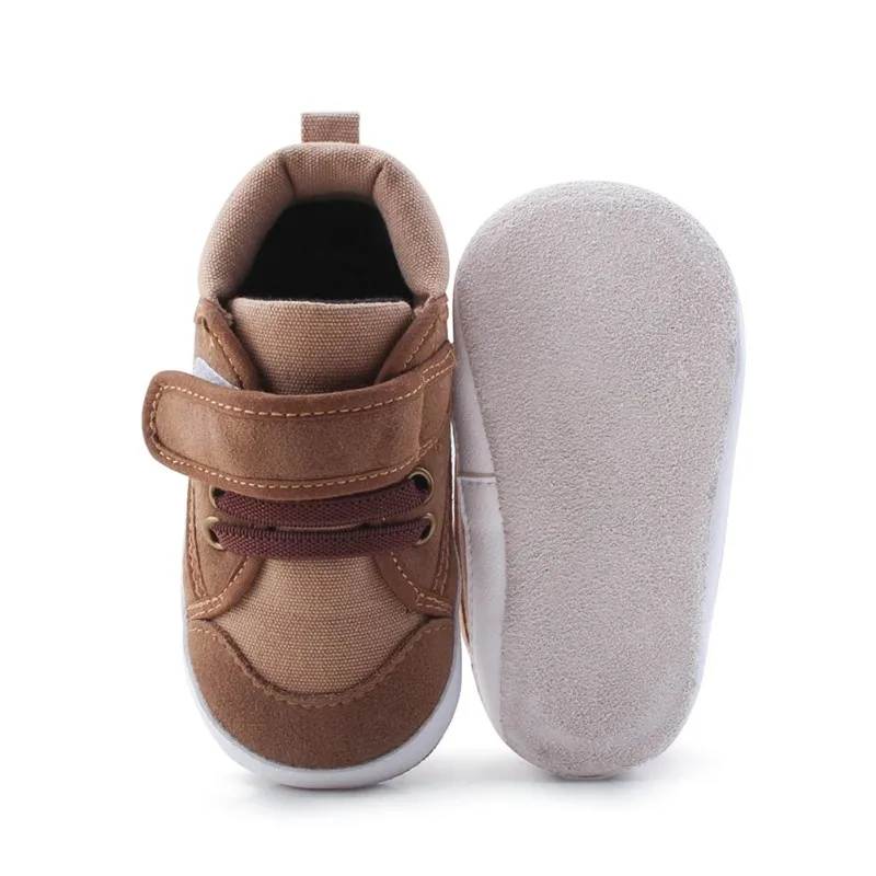 Нескользящая обувь для маленьких мальчиков; кроссовки с нескользящей мягкой подошвой; кроссовки для первых ходунков; сезон осень; модная мягкая подошва для малышей
