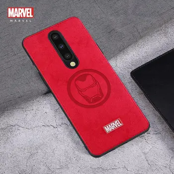

Original Marvel Iron Man Black Panther Captain America Thor Shockproof Phone Cases For Oneplus 8 Pro Protection Back Cover Case