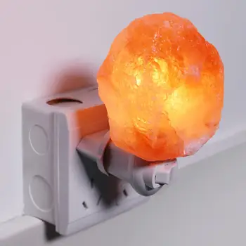 

Rotatable Cylinder Himalayan Salt Lamp Crystal Rock Bedside Night Light Room