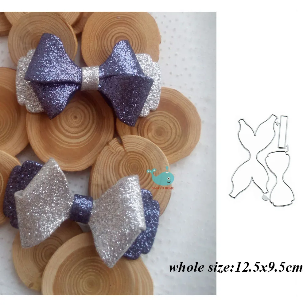 Bow dies cutting dies knife Craft Metal Cutting Dies cut die Cute  Scrapbooking Album DIY Paper Card Craft Embossing Die Cuts