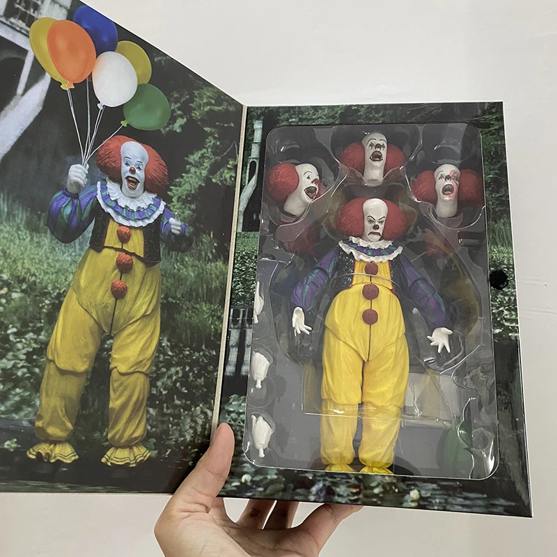 Фигурка клоуна NECA IT Pennywise фигурка Джокера Стивена Кинга It игрушки подарок на