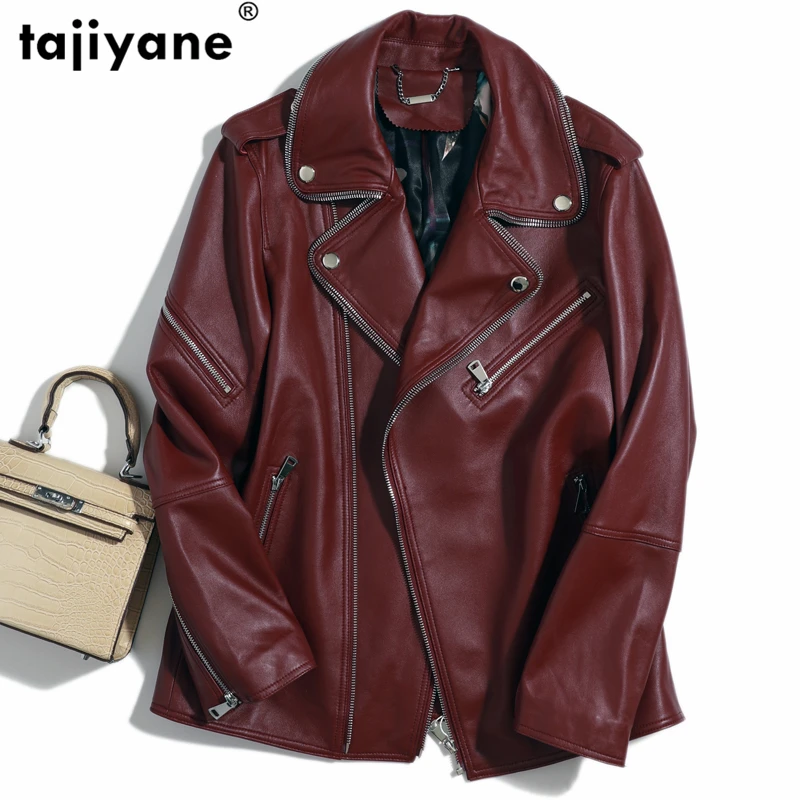 

Real Genuine Leather Jacket Women Leather Jacket Jacket Women Sheepskin Coat Korean Motobiker Coats 2020 Spring Clothes1956 PY27
