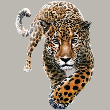 

Appliques For Clothing Animal Crossing Patches For Women Men Clothes Leopard Iron On Transfer Diy 3D Stickers