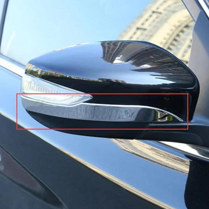 Tonlinker Чехлы наклейки для Nissan SYLPHY 2012 18 Стайлинг автомобиля 2 шт. нержавеющая сталь
