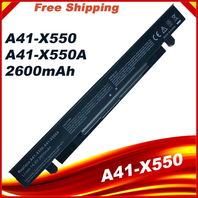 8 Cells 5200mAh high capacity Battery A41-X550 A41-X550A For ASUS X550L  X450 X450C R409CC X552E K5 X550V - AliExpress