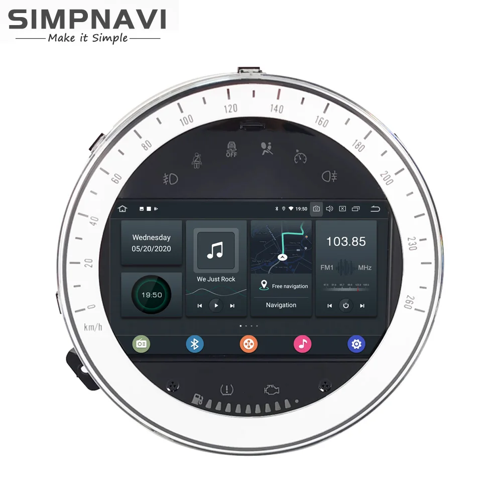 Автомобильный радиоприемник на Android 10 0 для BMW Mini Cooper Countryman COOPER S CLUBMAN 2006-2013