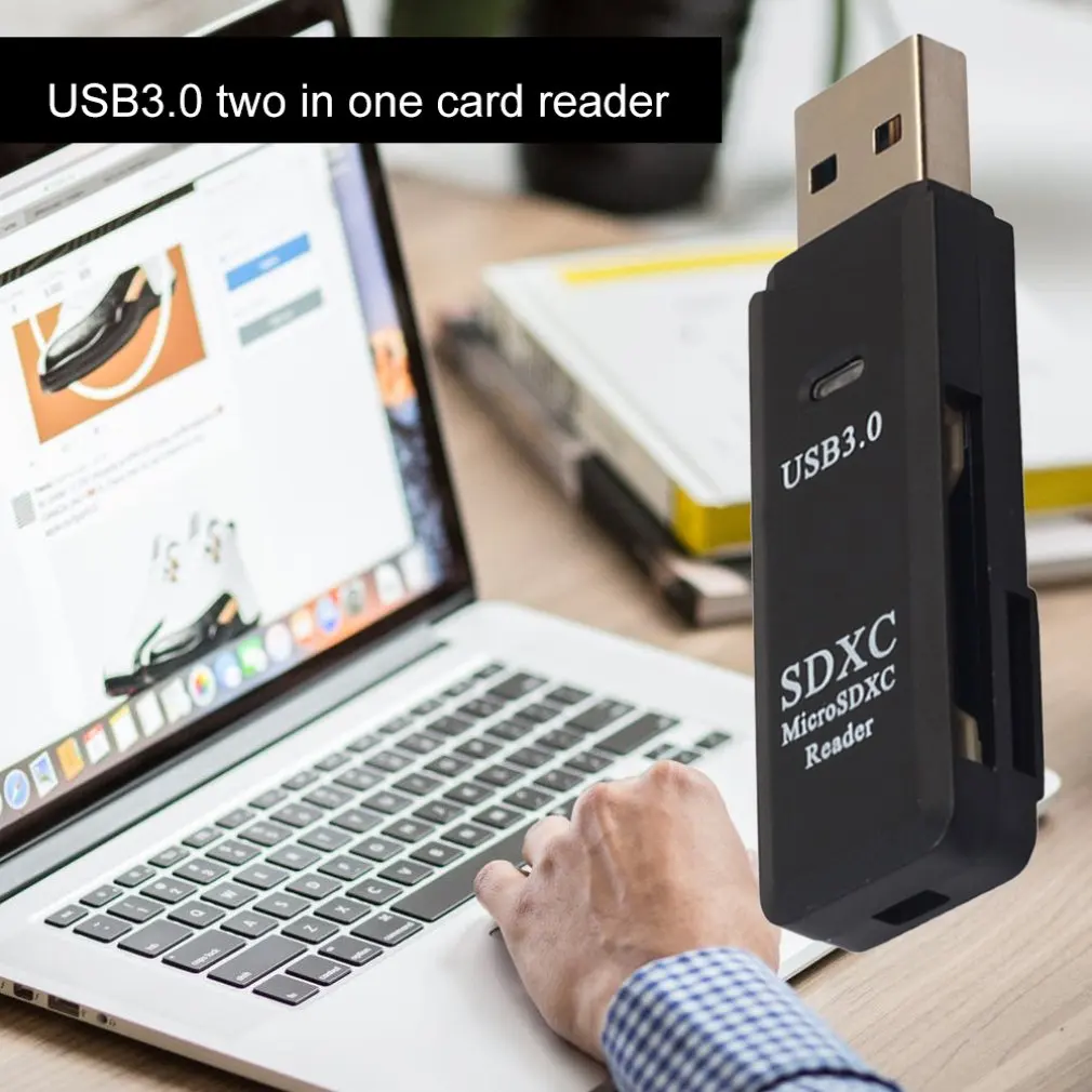 USB 3,0 многофункциональный считыватель смарт-карт памяти OTG type-C адаптер мини-считыватель карт для микро компьютера ноутбука