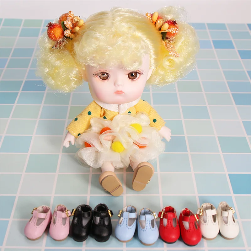 

1PCS OB11 Doll Accessories OB11 Shoes Clothes for 1/12 BJD Dolls Shoes Suitable for 1/8 Middle Blyth Toys Gifts Gifts for Girls