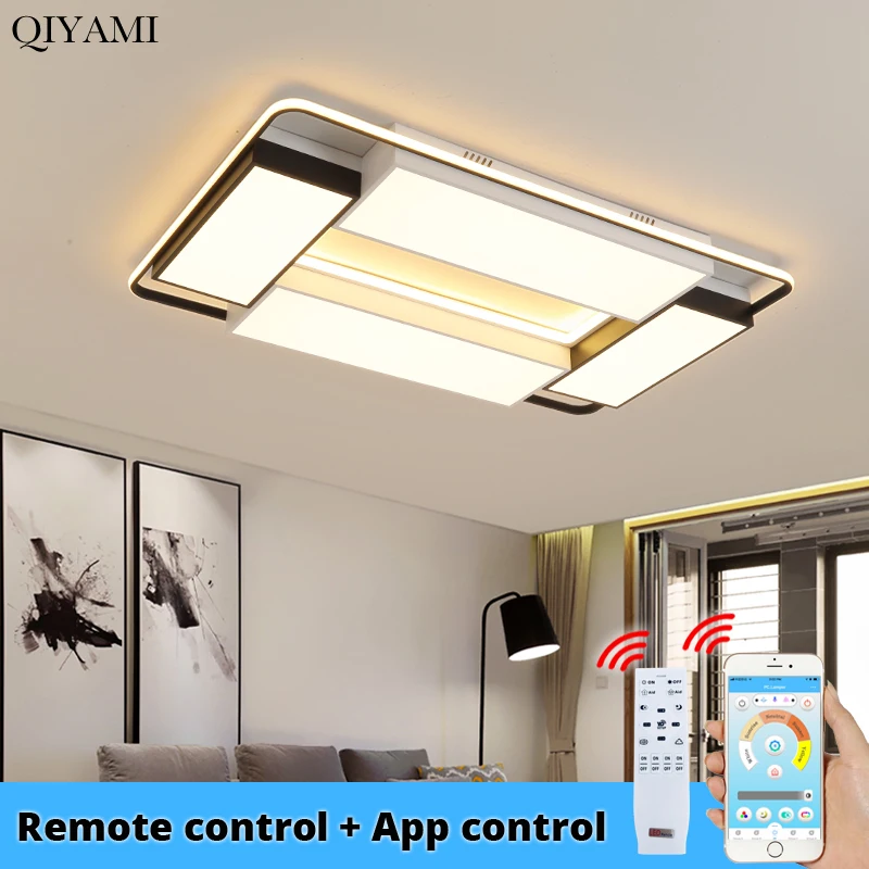 

Ceiling lamp modern style for living room creative rectangular / round / square shape restaurant bedroom led lamps