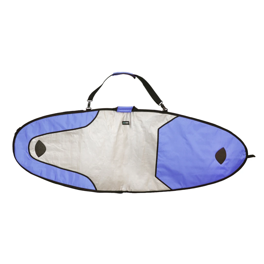 Портативная сумка для серфинга, сумка для путешествий, Лонгборд, одиночная, 7 футов, с подкладкой, SUP, чехол, держатель и плечевой ремень, сумки для серфинга - Цвет: Blue