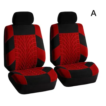 

9 PCS Auto Seat Covers Kit Universal Fits Tire Pattern Car Seat Protector Decorative Covers Sedan SUV Truck VanInterior Parts