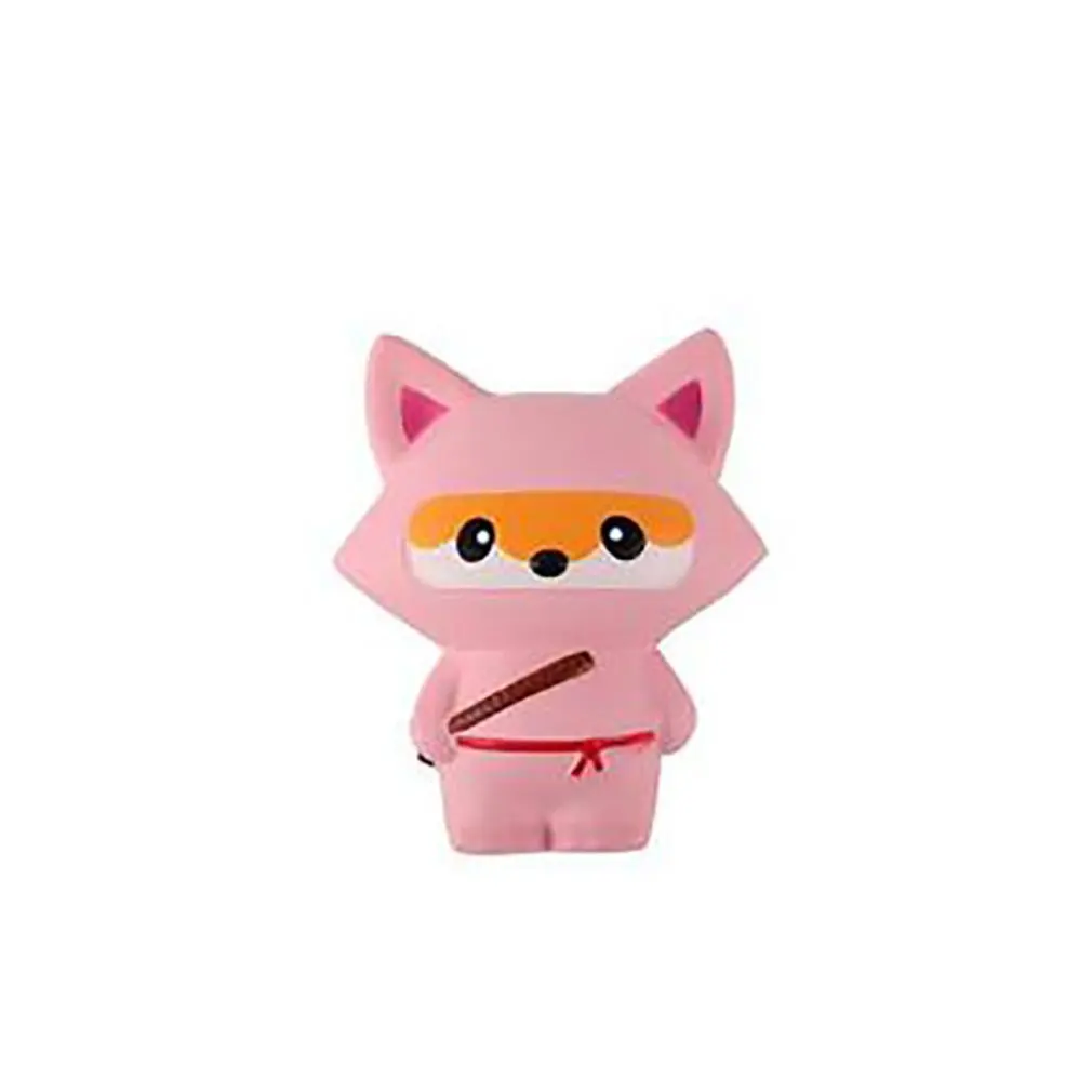Животное Jumbo 13 см Kawaii Ninja мягкое панда/медведь/лиса хлеб мягкий медленно поднимающийся Забавный малыш игрушка сладкий Шарм мультфильм
