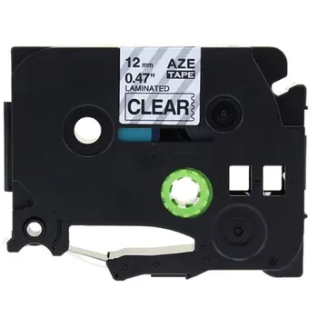 

12 mm Label Tape Compatible for Brother Label Tape Chemical Resistant Waterproof Easy to Peel