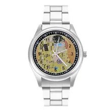 

Кварцевые часы Klimt, женские наручные часы из нержавеющей стали, для путешествий