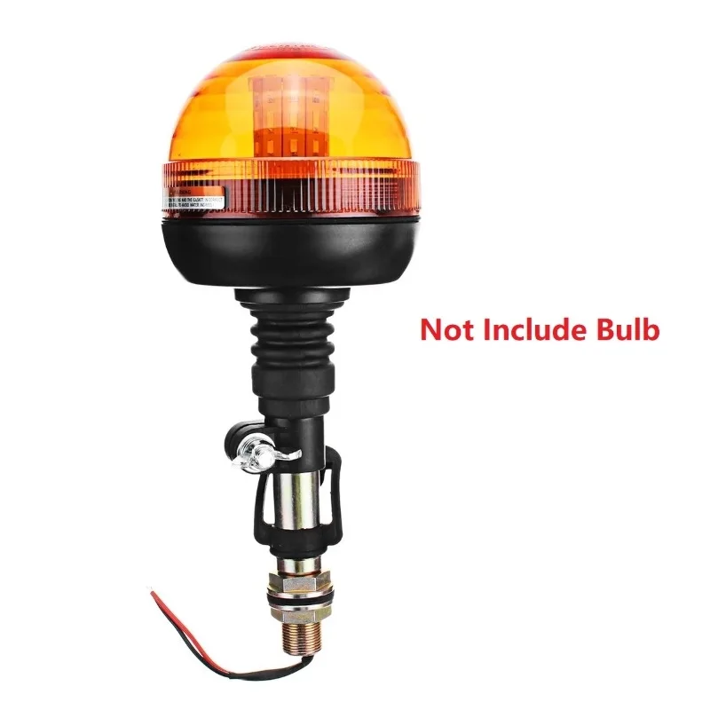 New Arrival Rotating Flashing Amber Beacon Flexible DIN Pole Tractor