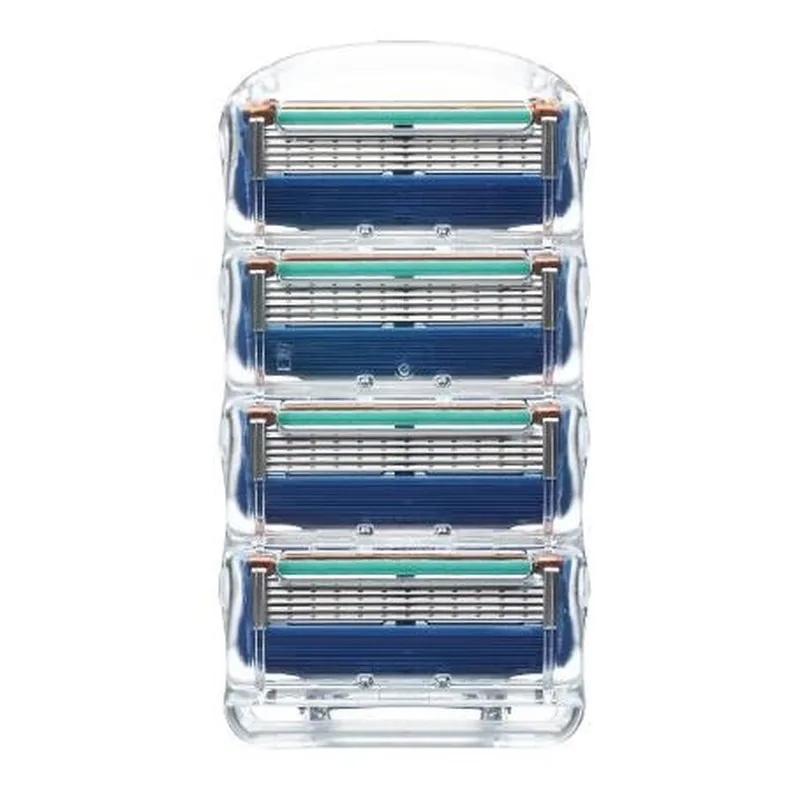 

4pcs Men Razor Blades Shaving Cassettes Facial Care Men Shaving Blades Compatible