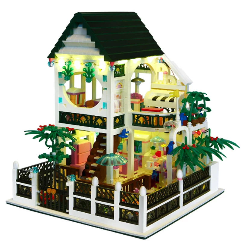 XINGBAO 01202 MOC игрушки романтическое сердце набор со светом USB строительный блок кирпичи развивающие игрушки как подарок на день Святого Валентина
