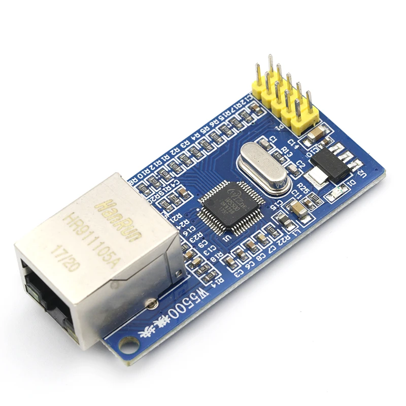 W5500 сетевой модуль Ethernet аппаратное TCP/IP 51/STM32 микроконтроллер программы по W5100