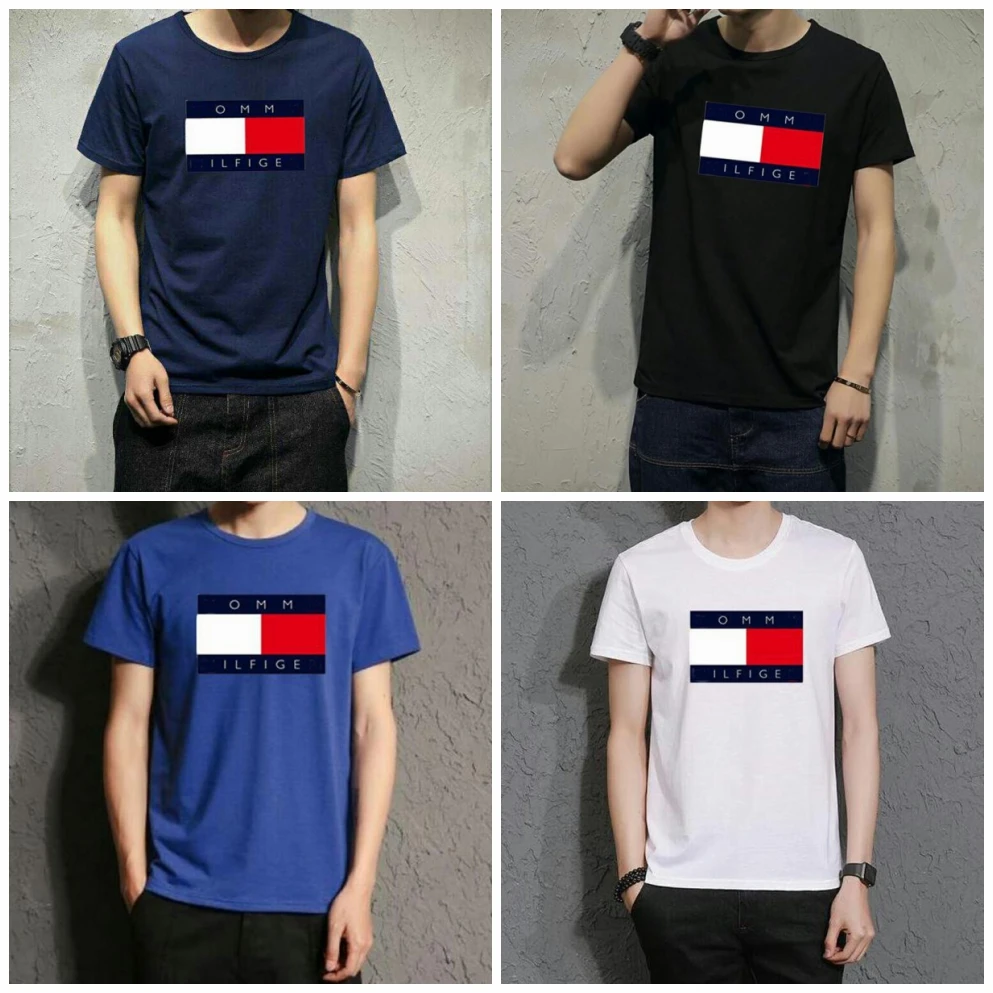 

Tmy Men T-shirt simple, fashionable, versatile and comfortable round neck t Short for men Sleeve T-Shirt