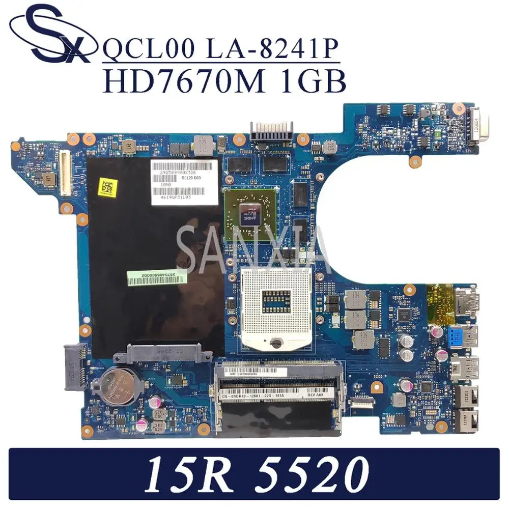 Материнская плата KEFU LA 8241P для ноутбука Dell Inspiron 15R 5520 7520 оригинальная материнская