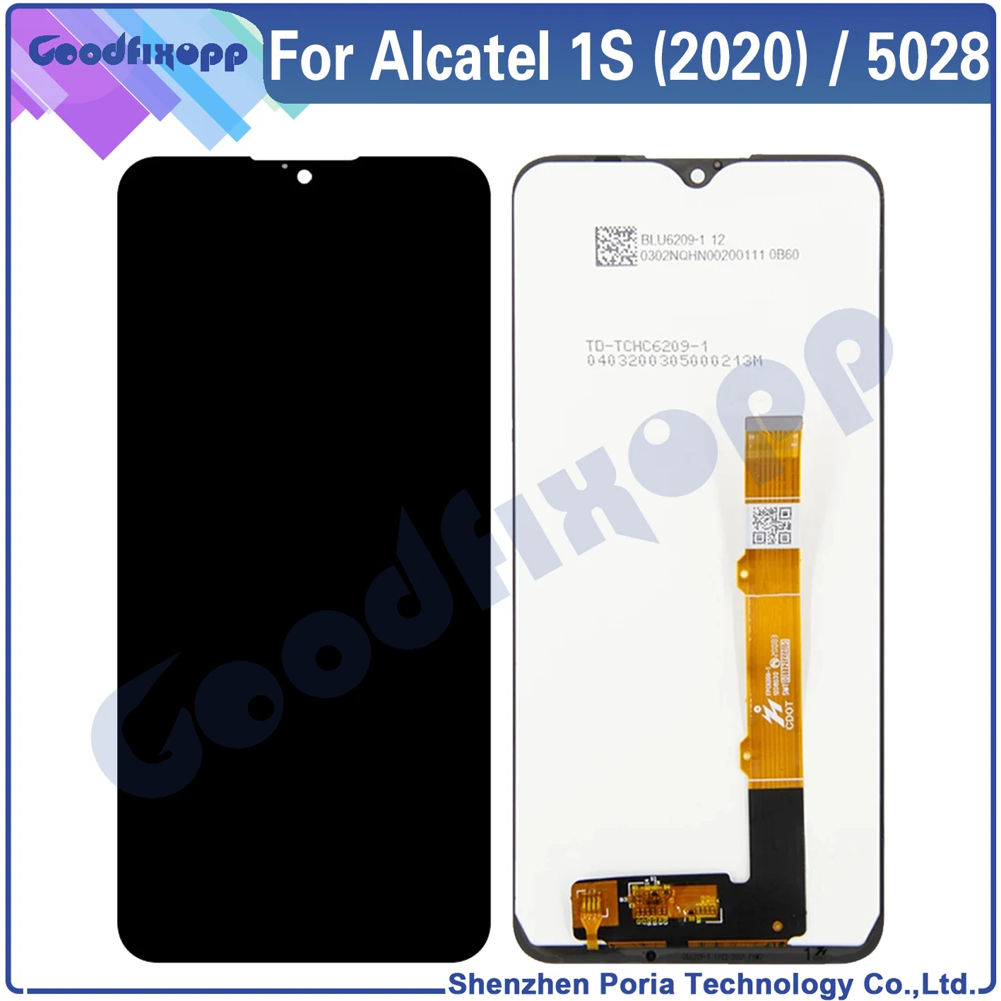 

100% Tested For Alcatel 1S (2020) LCD Display Touch Screen Digitizer Assembly For Alcatel 1S (2020) 5028A 5028Y 5028D 5028D_EEA