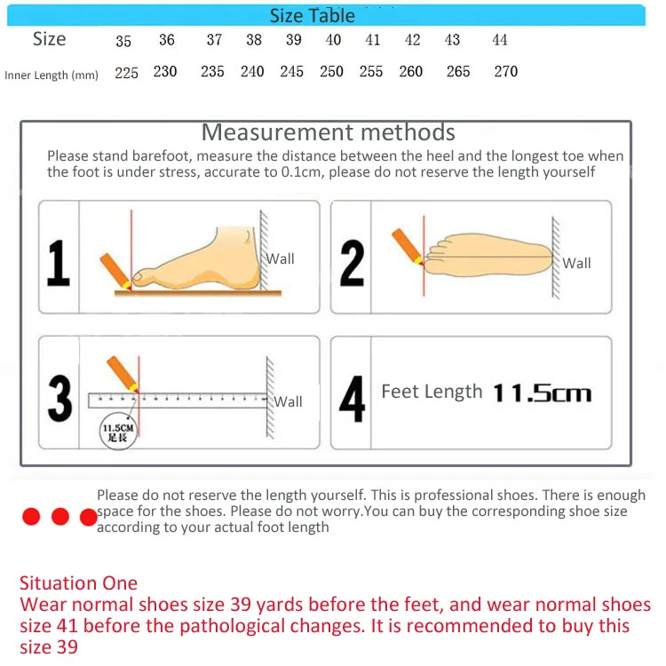 para deformação de pé, para primavera e verão