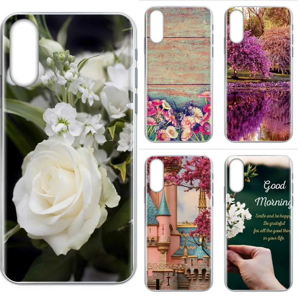 Для iPhone 11 Pro 4 4S 5 5S SE 5C 6 6S 7 8 X XR XS Plus Max мягкий термополиуретан печать утром весной на