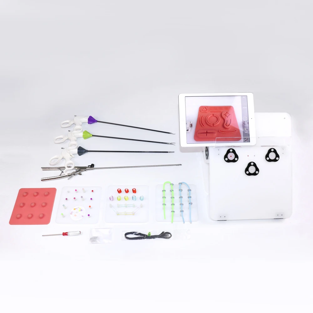 

Laparoscopic simulator training box Laparoscopic Surgical instruments separating forceps/clip/scissors dental teaching equipment