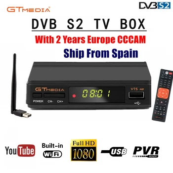 

DVB-S2 N/S Europe V7S HD America Digital Satellite Receiver TV Tuner Support Wifi HD Youtube IKS CS Cccam Newcam Power Vu Biss
