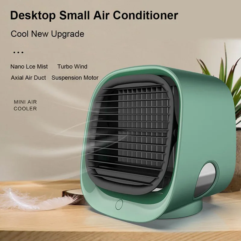 

Mini Portable Air Conditioner Multi-function Humidifier Purifier USB Desktop Air Cooler Fan Arctic Air with Water Tank Home