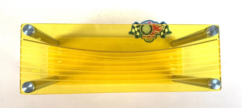yellow Tamiya Mini 4WD инструменты многофункциональный шунтинговая станция карета платформа коробка 3/5 трек мульти-Угол регулировки тормоза - Цвет: yellow