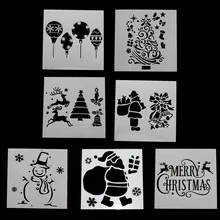 

1 Pcs Reusable DIY Craft Christmas For Walls Painting Scrapbooking Stamp Album Decor Embossing Paper Card stencils