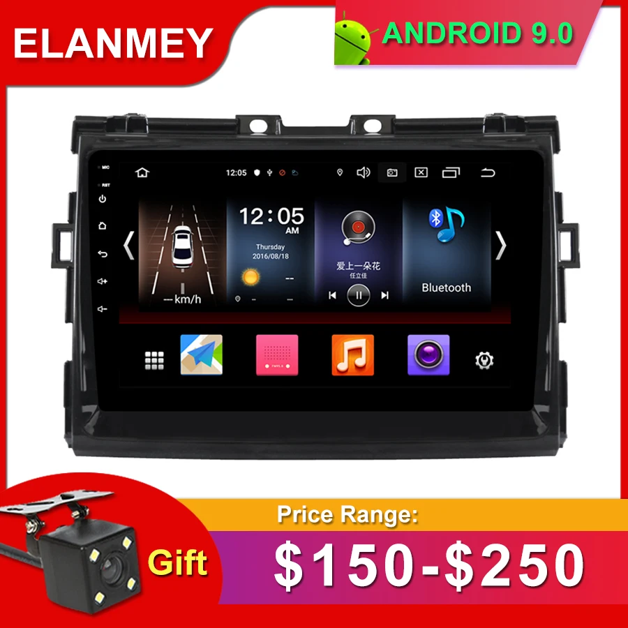 

Gift Camera Car Radio for TOYOTA ESTIMA Android 9.0 GPS Navigation Bluetooth Touch screen WIFI Car Audio Stereo CAR Multimedia